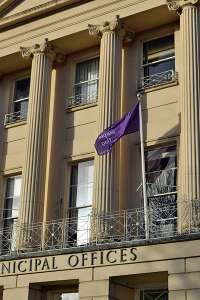 Purple Flag on the Cheltenham Promenade