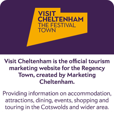 Visit Cheltenham logo and overview